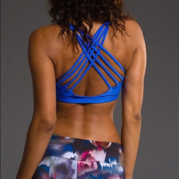 Onzie Other - Onzie Chic Bra Blue Strappy Yoga Size S/M